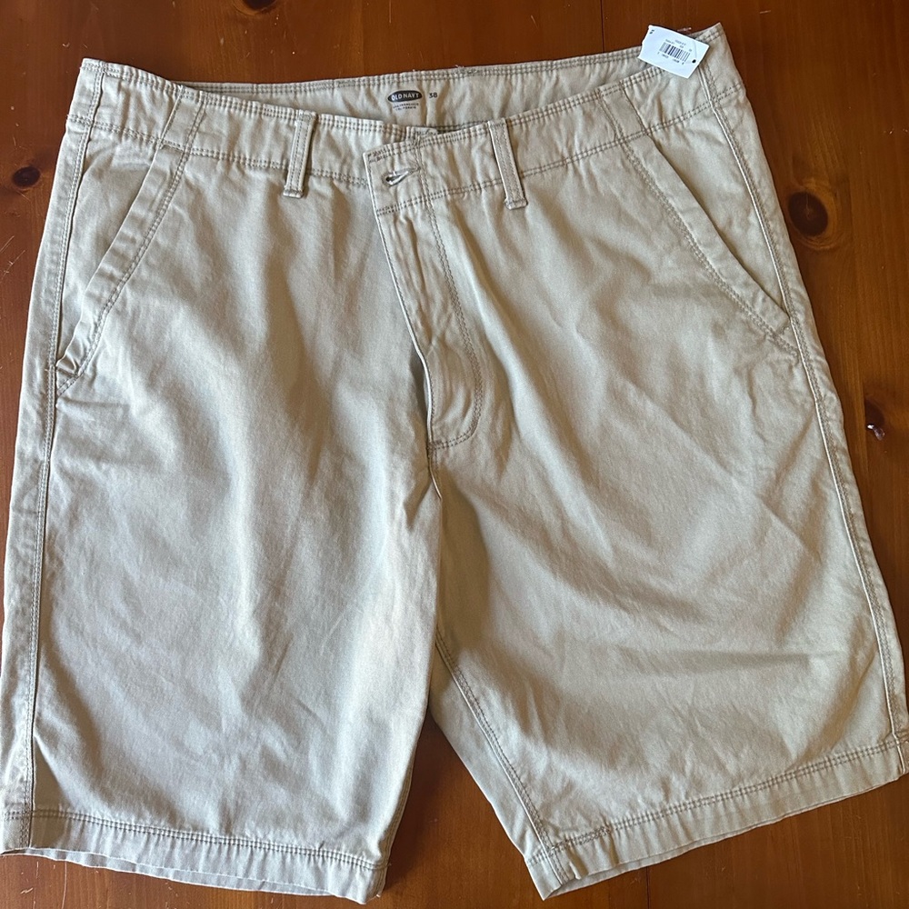Old Navy Men's Flat Front Shorts - Khaki